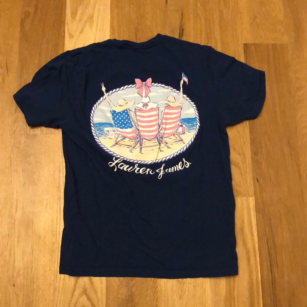 Patriotic Lauren James Pocket T-shirt